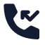 Callmissed icon with solid standard style