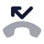 Callmissed icon with bulk rounded style