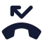 Callmissed icon with solid standard style
