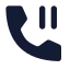 Callpaused icon with solid standard style