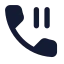 Callpaused icon with solid standard style