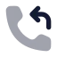 Callreceived icon with bulk rounded style