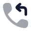 Callreceived icon with bulk rounded style