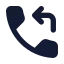Callreceived icon with solid standard style