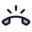Callringing icon with duotone standard style