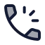 Callringing icon with duotone standard style