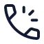 Callringing icon with stroke standard style