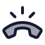 Callringing icon with duotone standard style