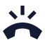 Callringing icon with solid sharp style