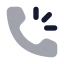 Callringing icon with bulk rounded style