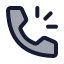 Callringing icon with duotone standard style