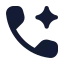 Callspark icon with solid rounded style