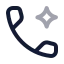 Callspark icon with twotone rounded style