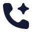 Callspark icon with solid rounded style