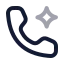 Callspark icon with twotone rounded style
