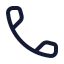 Call icon with stroke rounded style