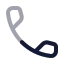 Call icon with twotone rounded style