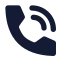 Calling icon with solid standard style