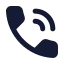 Calling icon with solid standard style
