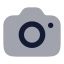Camera icon with bulk rounded style