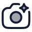 Cameraai icon with duotone rounded style
