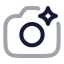 Cameraai icon with twotone rounded style