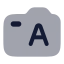 Cameraautomatically icon with bulk rounded style