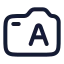 Cameraautomatically icon with stroke rounded style