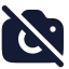 Cameraoff icon with solid rounded style
