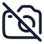 Cameraoff icon with stroke rounded style