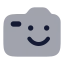 Camerasmile icon with bulk rounded style