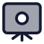 Cameratripod icon with duotone standard style