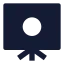 Cameratripod icon with solid sharp style