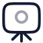 Cameratripod icon with twotone rounded style