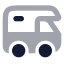 Camper icon with bulk rounded style