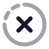 Cancel Circle Half Dot icon preview