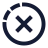 Cancel Circle Half Dot icon preview