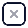 Cancel Square icon preview