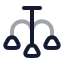 Candelier icon with twotone rounded style