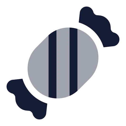 Candy Icon in Bulk Rounded style