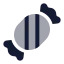 Candy icon with bulk rounded style