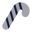 Candycane icon with bulk rounded style