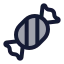 Candy icon with duotone rounded style