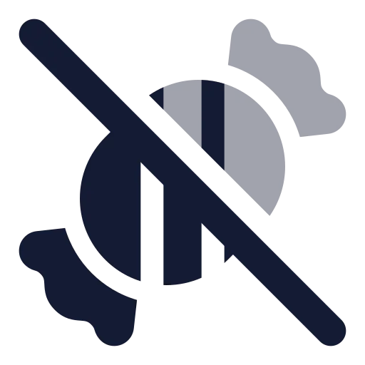 Candy Off Icon in Bulk Rounded style