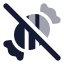 Candyoff icon with bulk rounded style