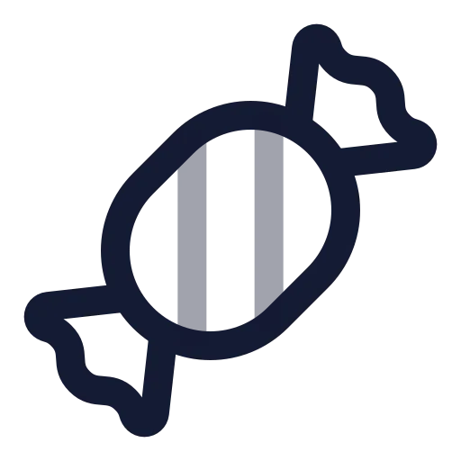 Candy Icon in Twotone Rounded style