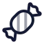 Candy icon with twotone rounded style