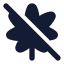 Cannabisoff icon with solid rounded style