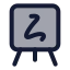 Canvas icon with duotone standard style