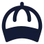 Cap icon with solid standard style